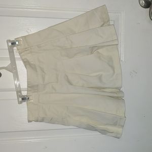Pleated mini skirt
